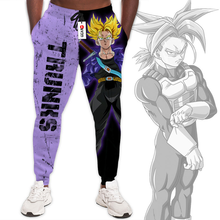 Trunks Super Saiyan Jogger Pants Dragon Ball Custom Anime Sweatpants
