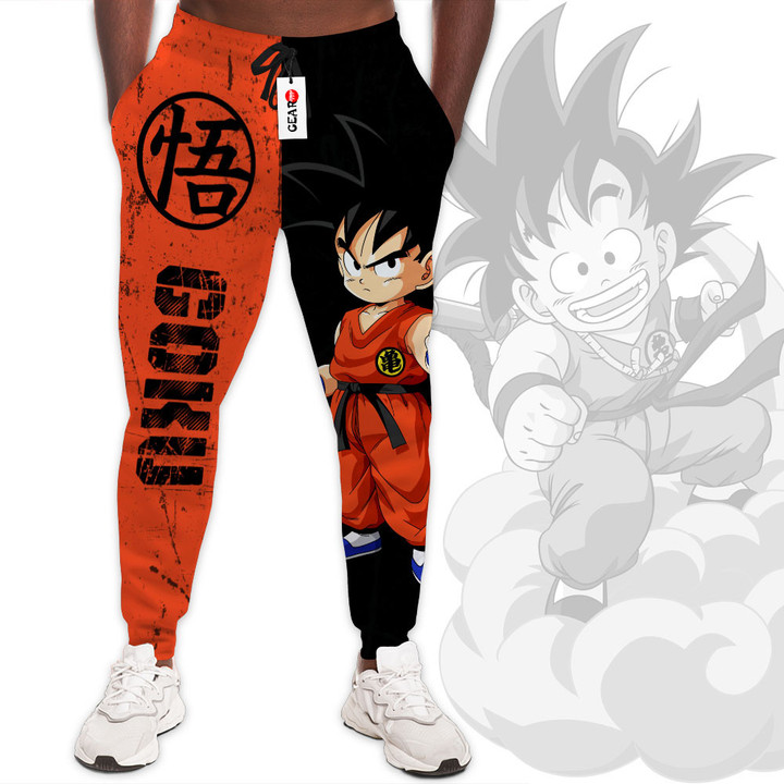 Goku Kid Jogger Pants Dragon Ball Custom Anime Sweatpants