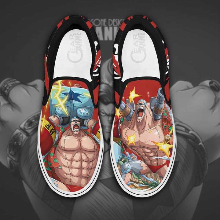 Franky Slip On Sneakers One Piece Custom Anime Shoes - 1 - Gearotaku