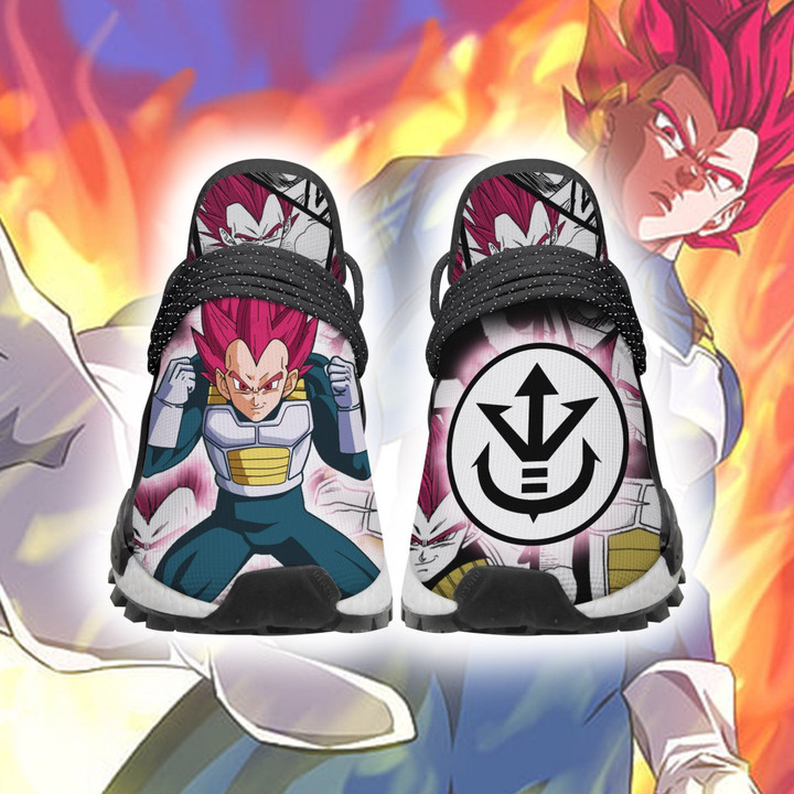 Vegeta God Shoes Custom SSJ Symbol Dragon Ball Anime Sneakers - 1 - Gearotaku
