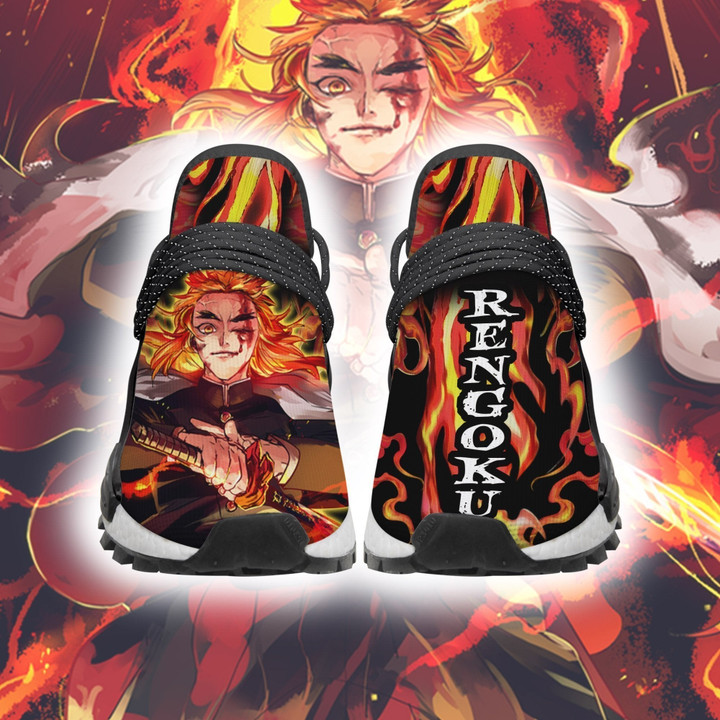 Demon Slayer Shoes Rengoku Shoes Skill Anime Sneakers - 1 - Gearotaku