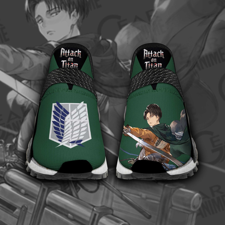 Levi Ackerman Shoes Attack On Titan Custom Anime Shoes - 1 - Gearotaku