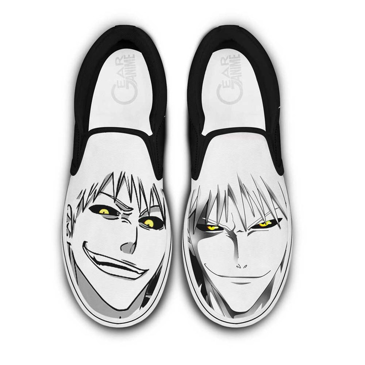 Zangetsu Slip On Sneakers Custom Anime Bleach Shoes - 1 - Gearotaku