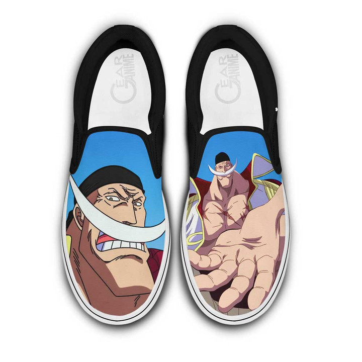 Whitebeard Slip On Sneakers Custom Anime One Piece Shoes - 1 - Gearotaku