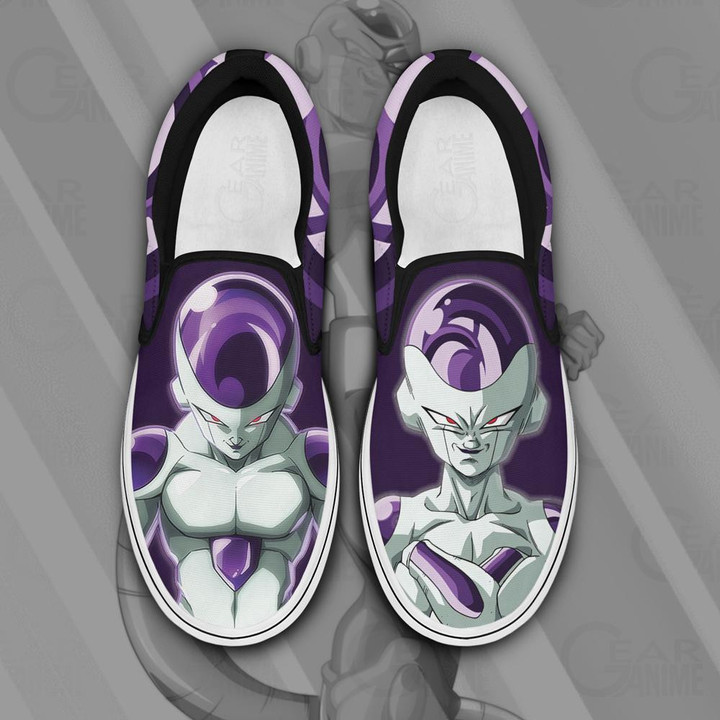 Frieza Slip On Sneakers Dragon Ball Custom Anime Shoes PN11 - 1 - Gearotaku