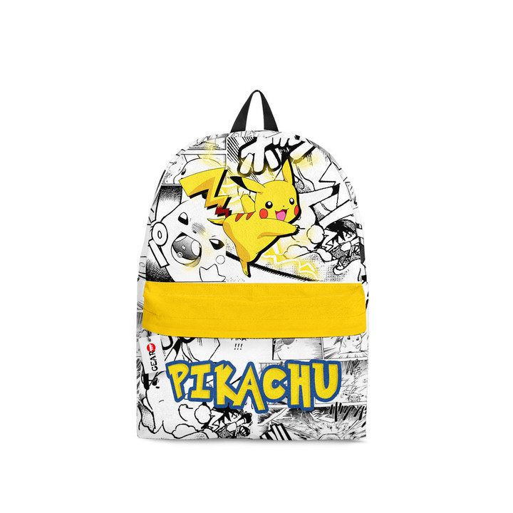 Pikachu Backpack Pokemon Custom Anime Bag Mix Manga