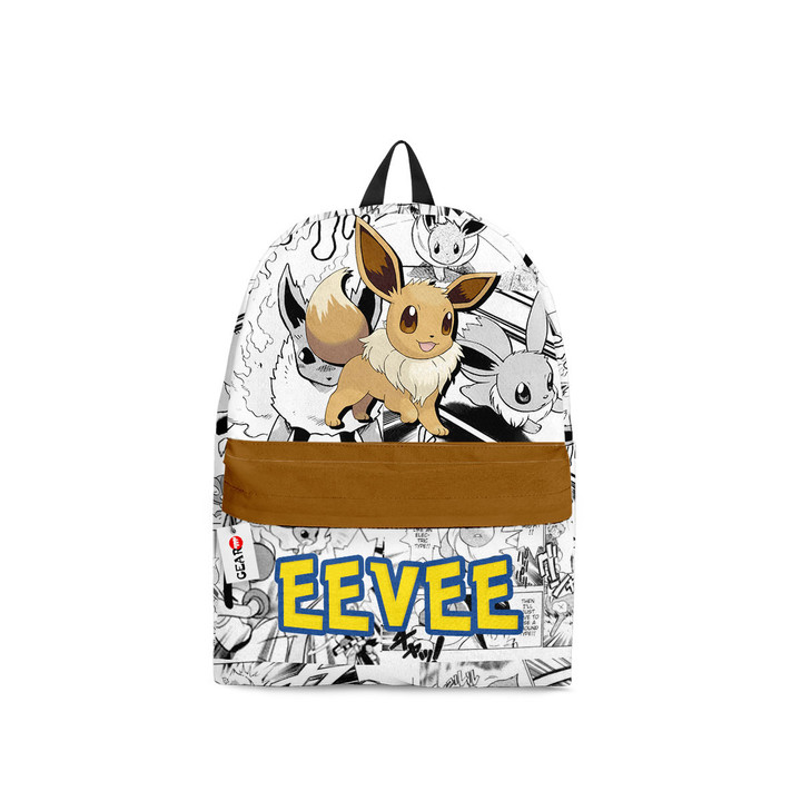 Eevee Backpack Pokemon Custom Anime Bag Mix Manga