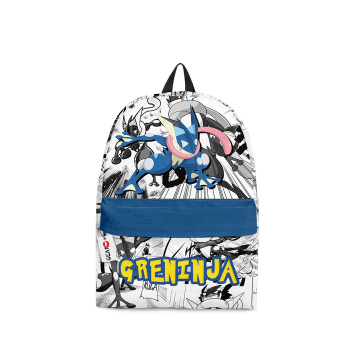 Greninja Backpack Pokemon Custom Anime Bag Mix Manga