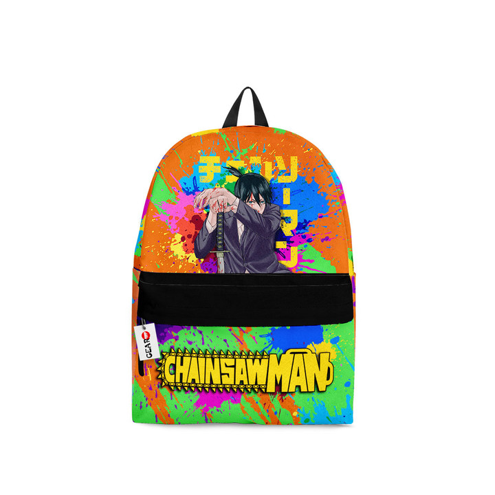 Aki Hayakawa Backpack Chainsaw Man Custom Anime Bag For Fans