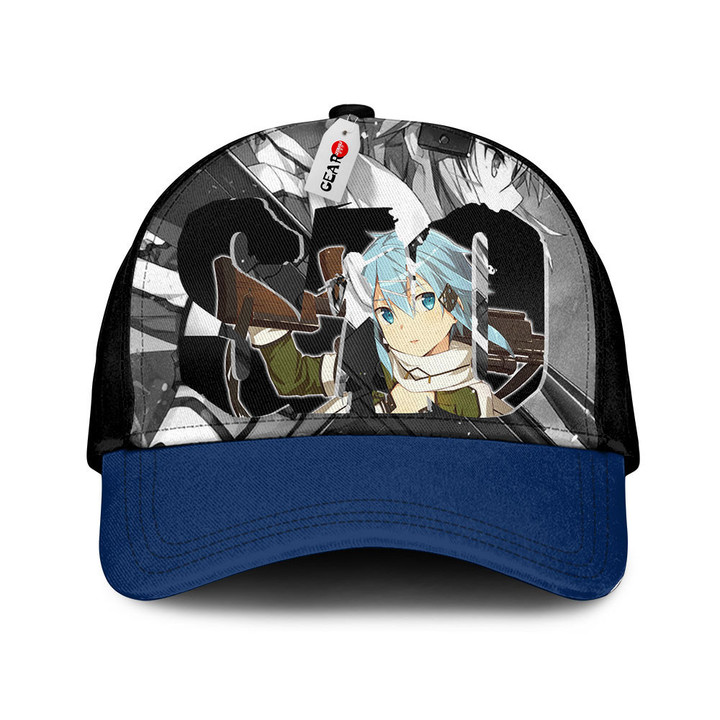 Sinon Baseball Cap Sword Art Online Custom Anime Hat For Fans