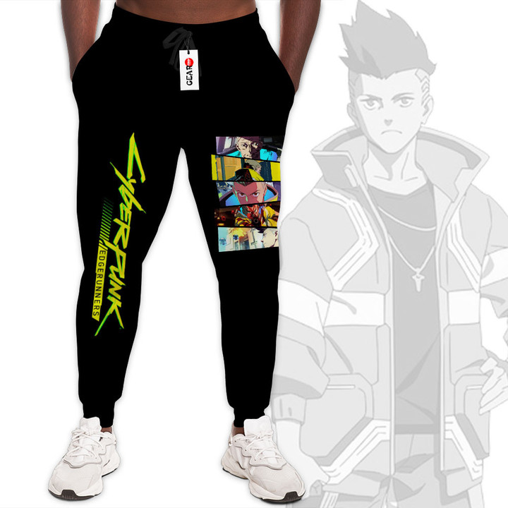 Cyberpunk Edgerunners David Martinez Custom Anime Sweatpants Gear Otaku