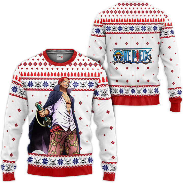 One Piece Shanks Custom Anime Ugly Christmas Sweater VA1808 Gear Otaku