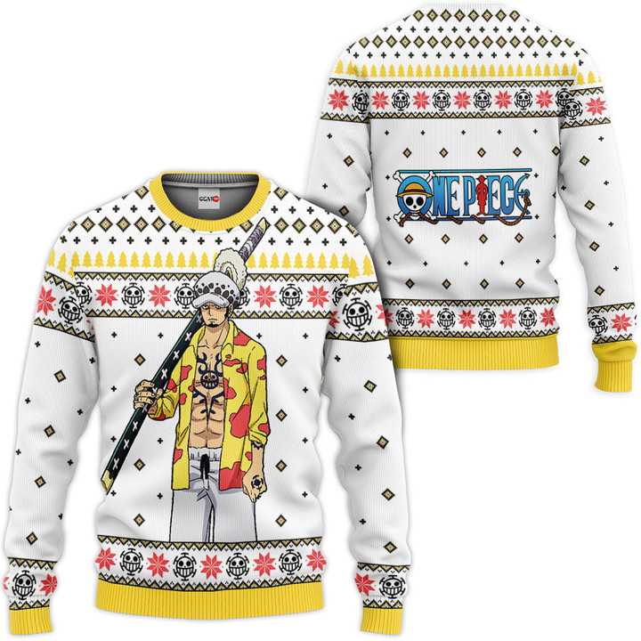 One Piece Law Custom Anime Ugly Christmas Sweater VA1808 Gear Otaku