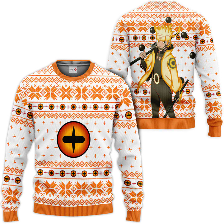 Nrt Uzumaki Bijuu Ugly Christmas Sweater Custom For Anime Fans VA0822 Gear Otaku