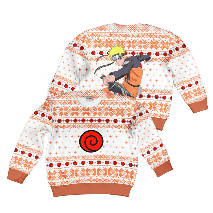 Nrt Uzumaki Kids Ugly Christmas Sweater Custom For Anime Fans VA0822 Gear Otaku