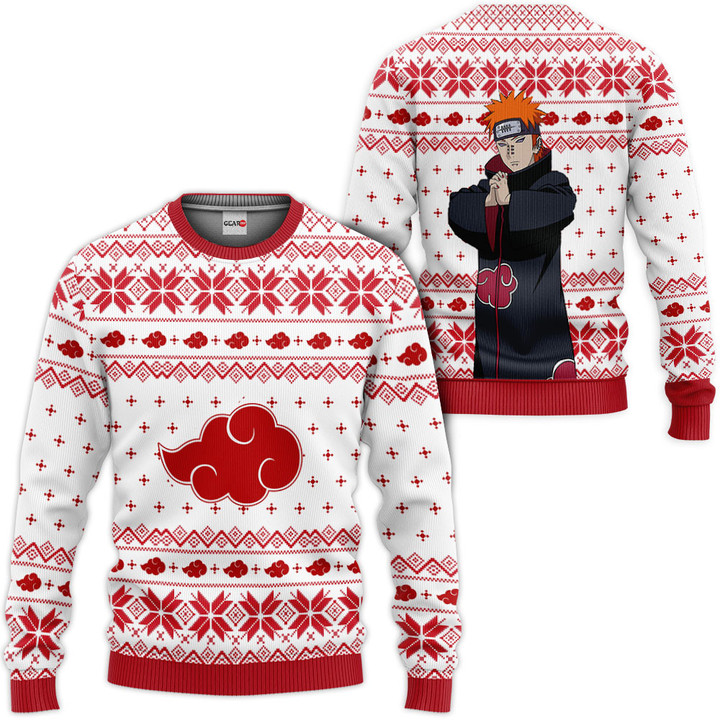 Pain Ugly Christmas Sweater Custom For Anime Fans VA0822 Gear Otaku