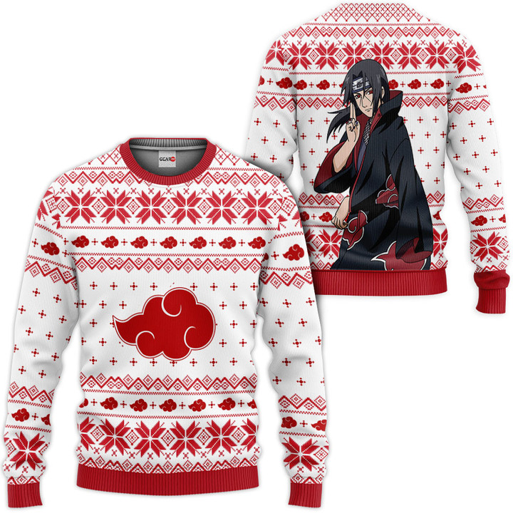 Itachi Uchiha Ugly Christmas Sweater Custom For Anime Fans VA0822 Gear Otaku