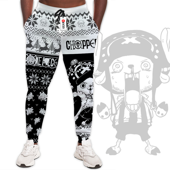 One Piece Tony Tony Chopper Custom Anime Christmas Ugly Sweatpants Gear Otaku