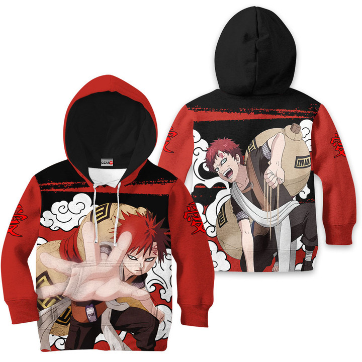 Gaara Kids Hoodie Custom Anime Merch Clothes Gear Otaku