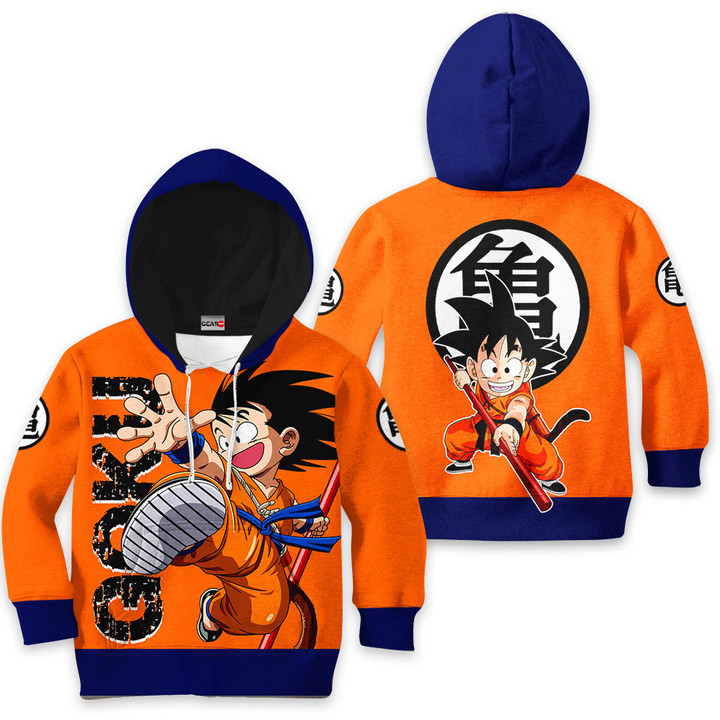 Dragon Ball Goku Kid Kids Hoodie Custom Anime Merch Clothes Gear Otaku