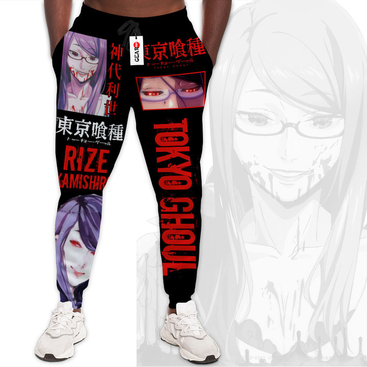 Tokyo Ghoul Rize Kamishiro Custom Anime Sweatpants HA0711 Gear Otaku
