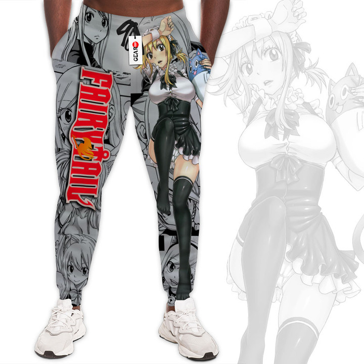 Fairy Tail Lucy Heartfilia Custom Anime Sweatpants HA0711 Gear Otaku