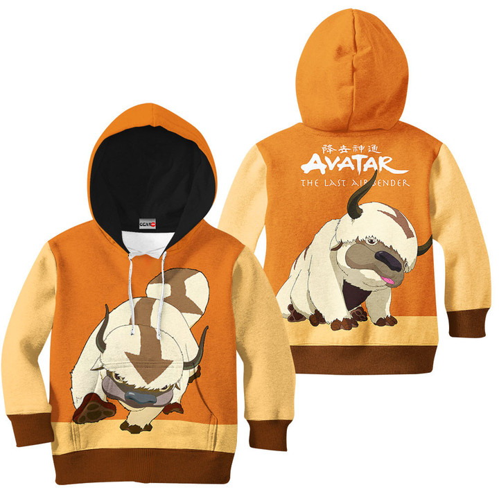 Avatar The Last Airbender Appa Kids Hoodie Custom Anime Clothes VA0612 Gear Otaku