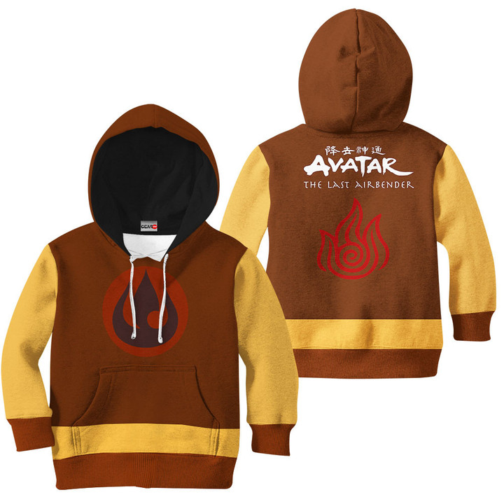Avatar The Last Airbender Fire Nation Kids Hoodie Custom Anime Clothes VA0612 Gear Otaku