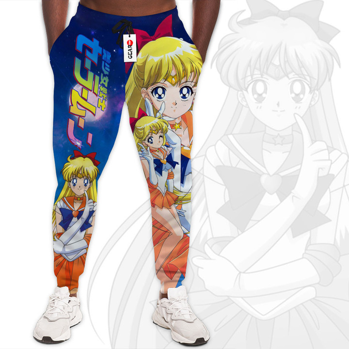 Sailor Venus Custom Anime Sweatpants for Otaku HA0711 Gear Otaku