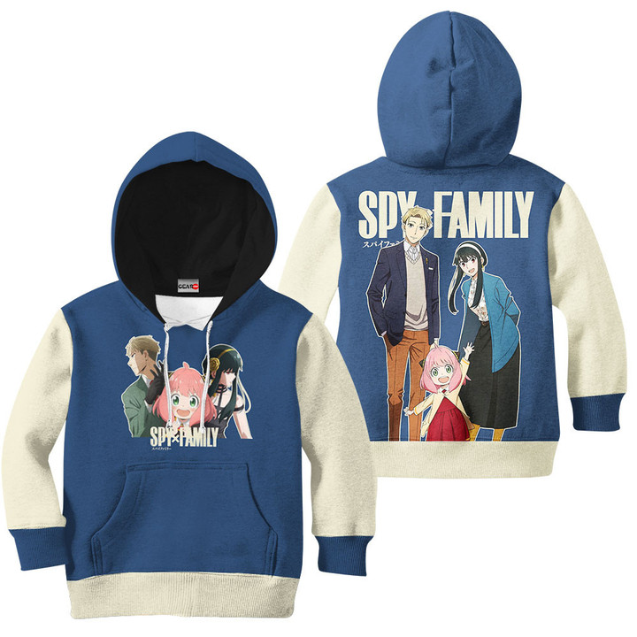 Spy x Family Forger Family Kids Hoodie Custom Anime Clothes VA0612 Gear Otaku