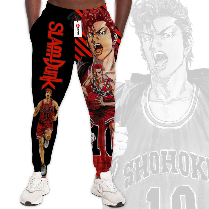 Slam Dunk Sakuragi Hanamichi Custom Anime Sweatpants HA2111 Gear Otaku