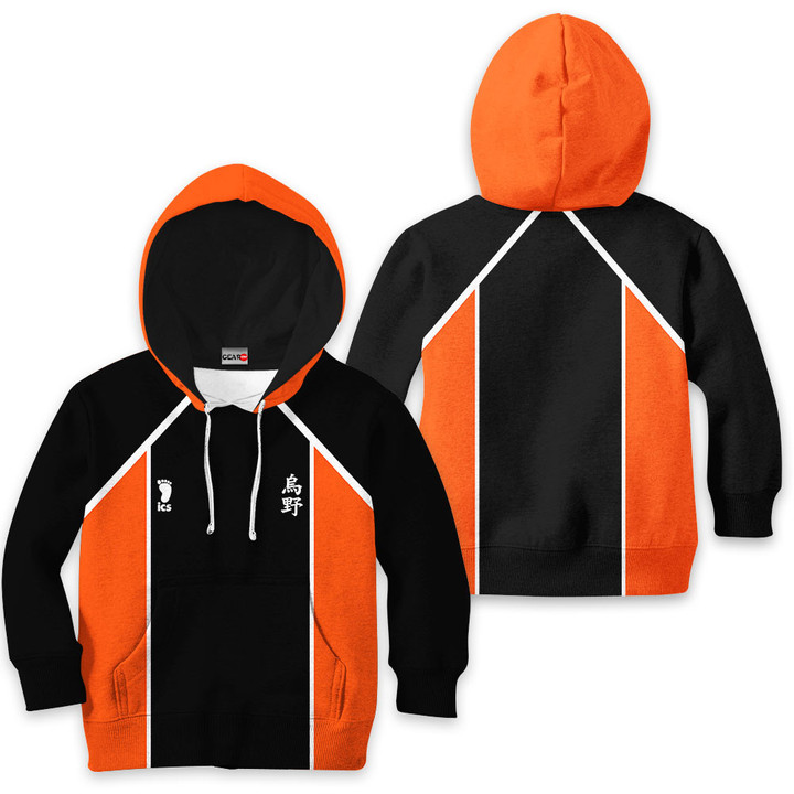 Haikyuu Karasuno Kids Hoodie Custom Anime Clothes PT2811 Gear Otaku