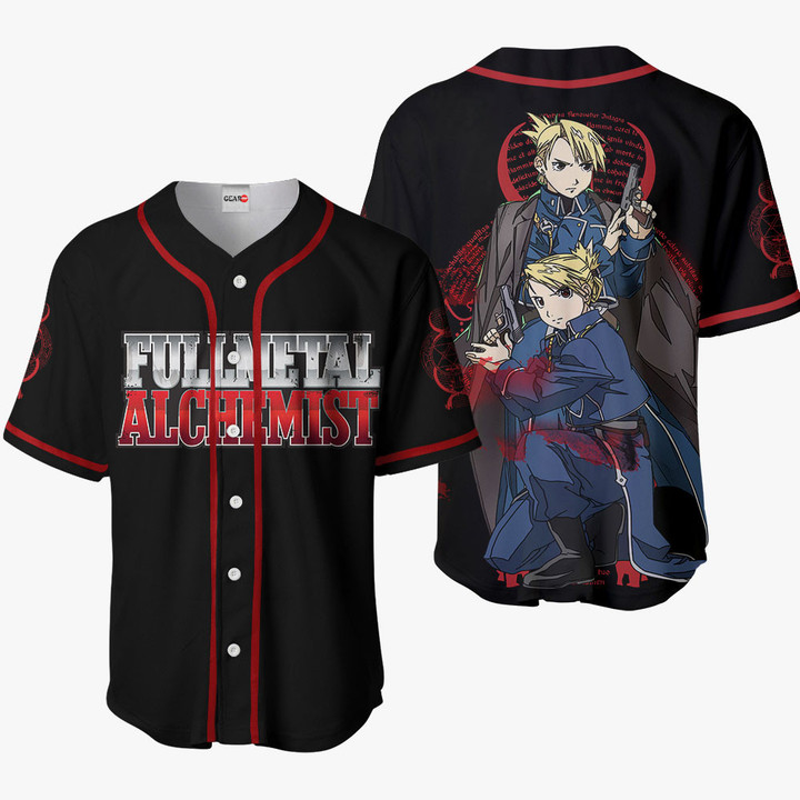 Fullmetal Alchemist Riza Hawkeye Jersey Shirt Anime Custom Clothes HA0601 Gear Otaku