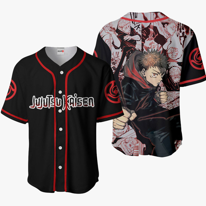 Jujutsu Kaisen Yuji Itadori Jersey Shirt Custom Anime Merch Clothes HA0901 Gear Otaku