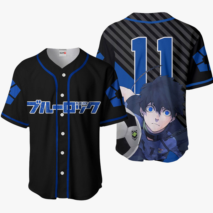Blue Lock Yoichi Isagi Jersey Shirt Custom Anime Merch HA1201 Gear Otaku
