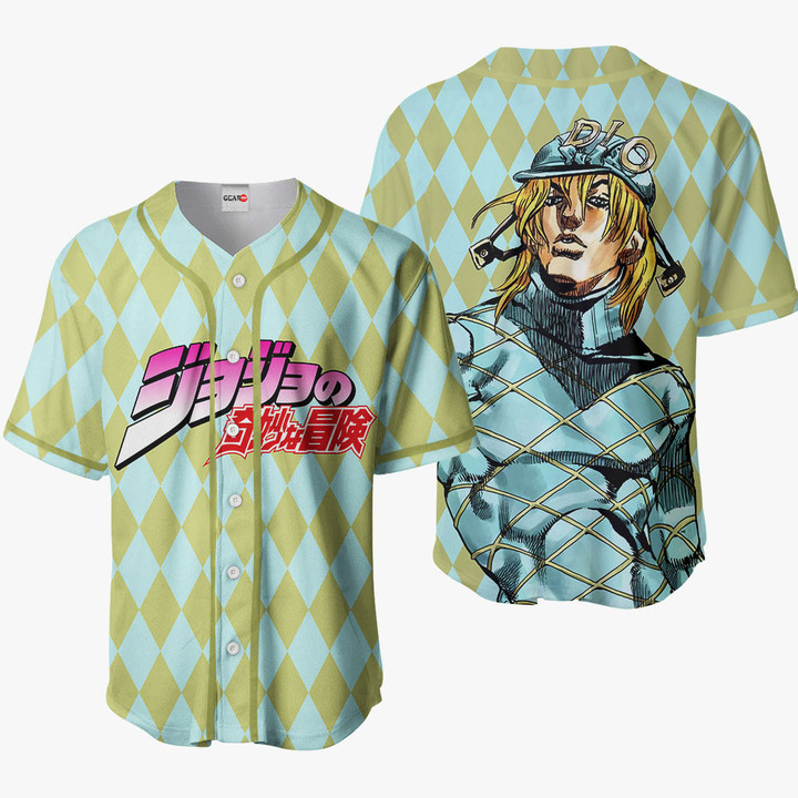 Diego Brando Jersey Shirt Custom JJBA Anime Merch Clothes HA0901 Gear Otaku