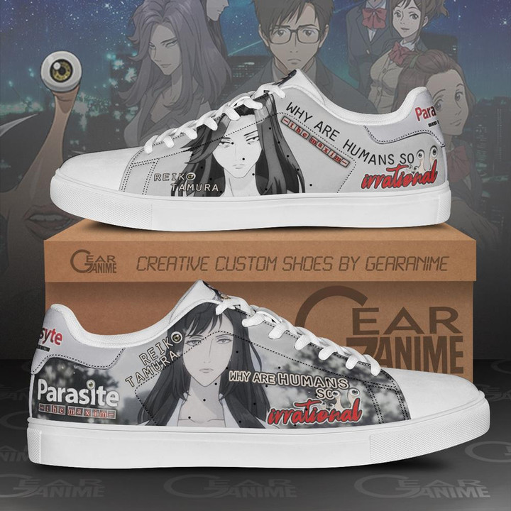 Parasyte Reiko Tamura Skate Sneakers Horror Anime Shoes PN10 - 1 - GearOtaku