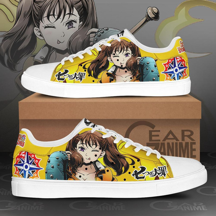 Diane Skate Shoes The Seven Deadly Sins Anime Custom Sneakers PN10 - 1 - GearOtaku