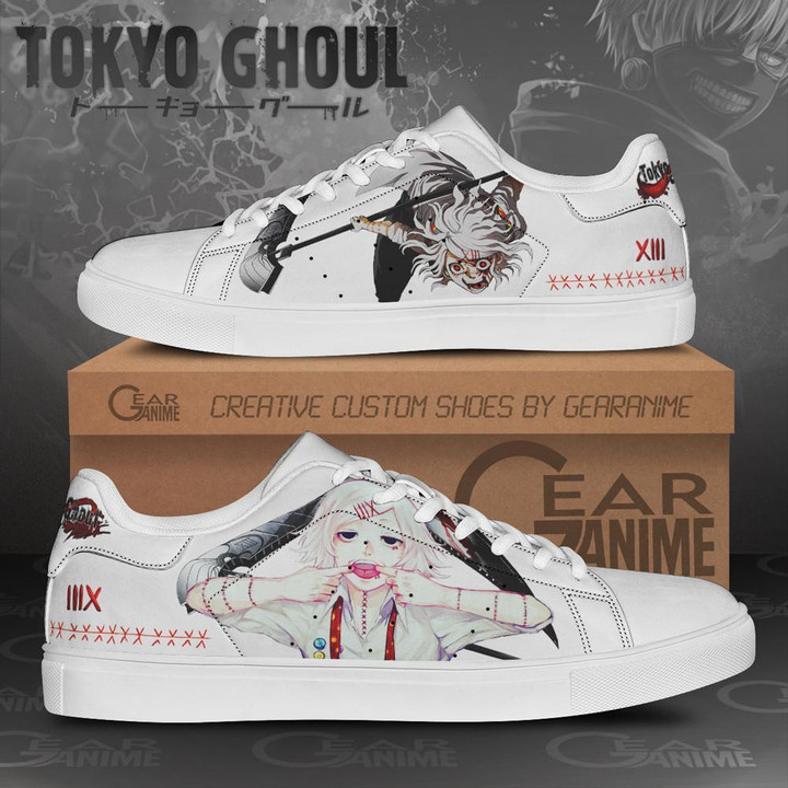 Juuzou Suzuya Skate Shoes Tokyo Ghoul Custom Anime Shoes PN11 - 1 - GearOtaku