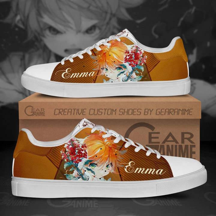 Promised Neverland Emma Skate Shoes Custom Anime - 1 - GearOtaku