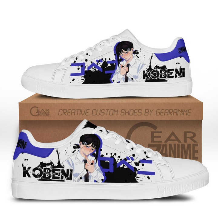 Kobeni Higashiyama Skate Sneakers Custom Chainsaw Man Anime Shoes - 1 - GearOtaku