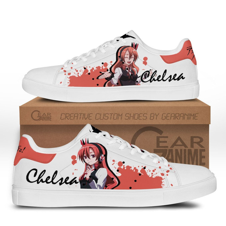 Akame Ga Kill Chelsea Skate Sneakers Custom Anime Shoes - 1 - GearOtaku
