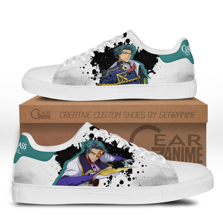 Code Geass Jeremiah Gottwald Skate Sneakers Custom Anime Shoes - 1 - GearOtaku