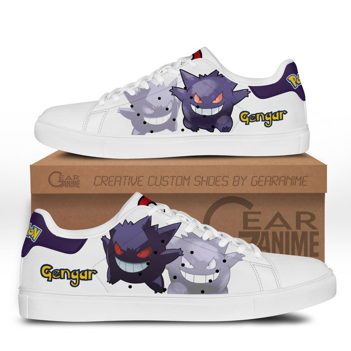 Pokemon Gengar Skate Sneakers Custom Anime Shoes - 1 - GearOtaku