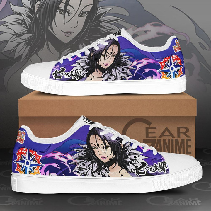 Merlin Skate Shoes The Seven Deadly Sins Anime Custom Sneakers PN10 - 1 - GearOtaku