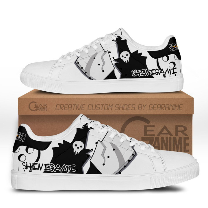 Death Shinigami Skate Sneakers Custom Soul Eater Anime Shoes - 1 - GearOtaku
