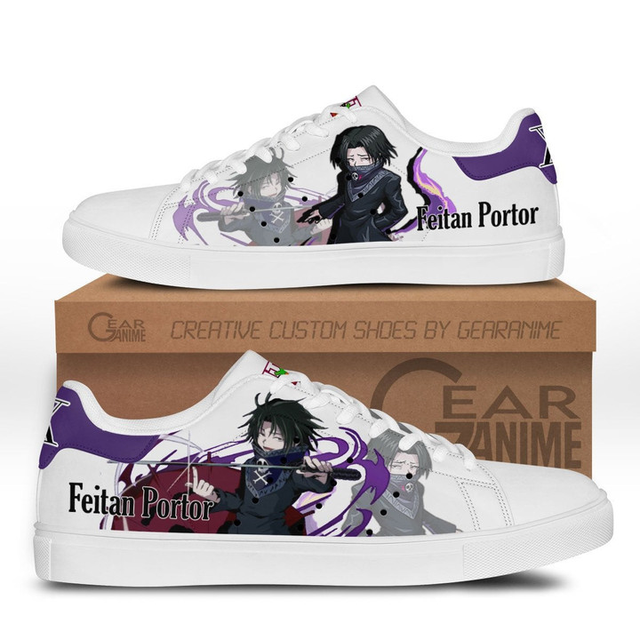 Hunter X Hunter Feitan Portor Skate Sneakers Custom Anime Shoes - 1 - GearOtaku