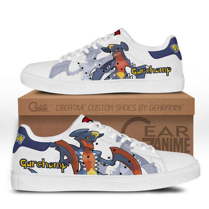 Pokemon Garchomp Skate Sneakers Custom Anime Shoes - 1 - GearOtaku