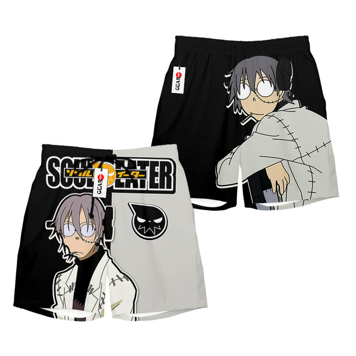 Soul Eater Shinigami Short Pants Custom Anime Merch NTT1503-1-gear otaku