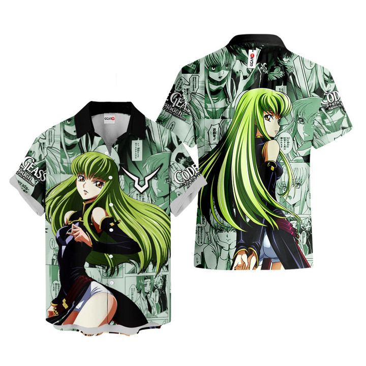 Code Geass C.C. Hawaiian Shirts Custom Anime Clothes NTT2403-1-gear otaku